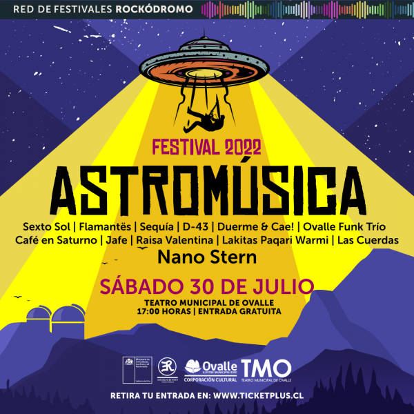 astromusica 2022 flyer cuadrado